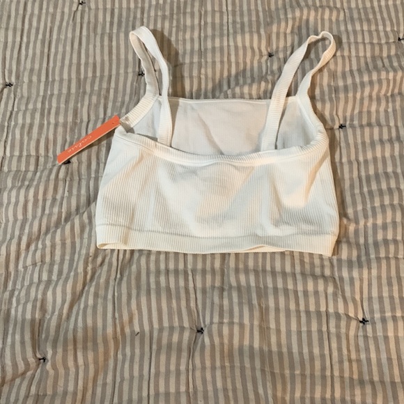 White Colsie Crop Top In Size Medium - Picture 2 of 5